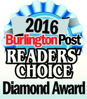 Burlington Post Readers Choice Diamond Award 2016